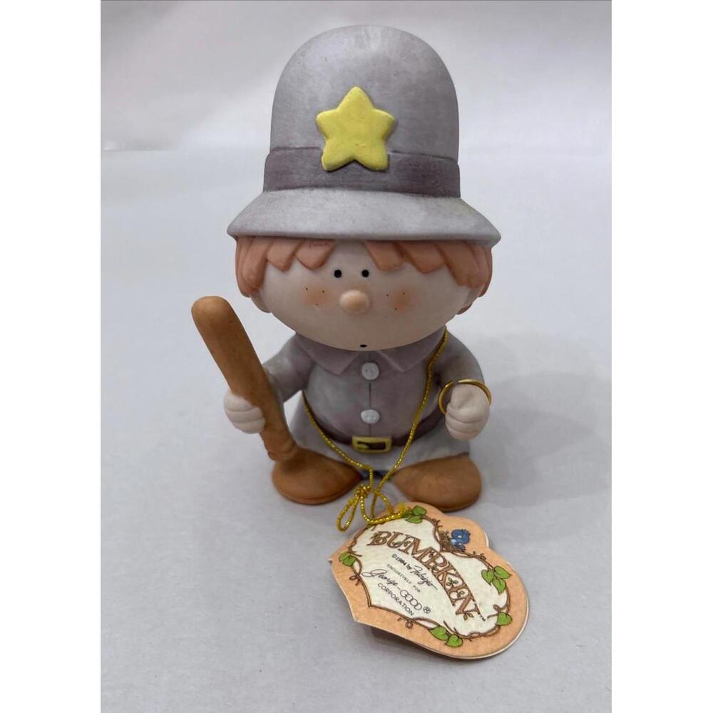 Vtg George Good Bumpkins Policeman by Fabrizio Bisque Figure 3” Inspector Tyke